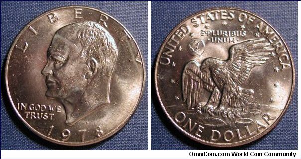 1978-D Eisenhower Dollar