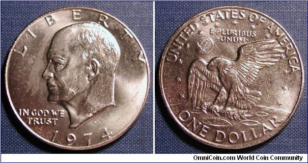 1974-D Eisenhower Dollar