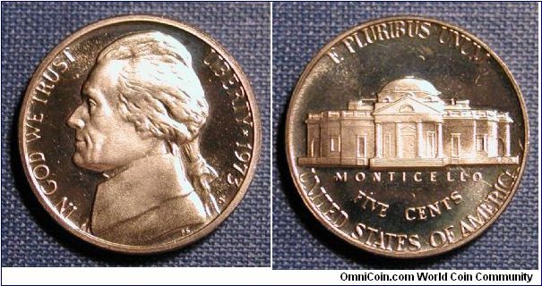 1973-S Jefferson Nickel Proof