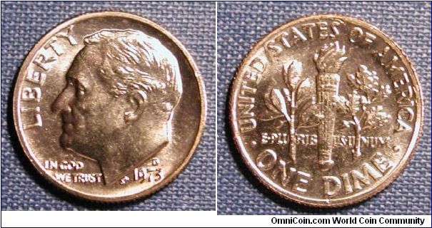 1973-S Roosevelt Dime