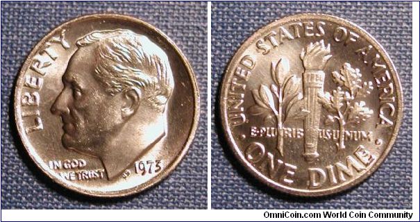 1973 Roosevelt Dime