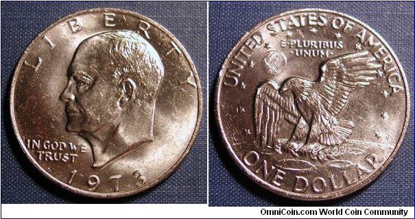 1973 Eisenhower Dollar