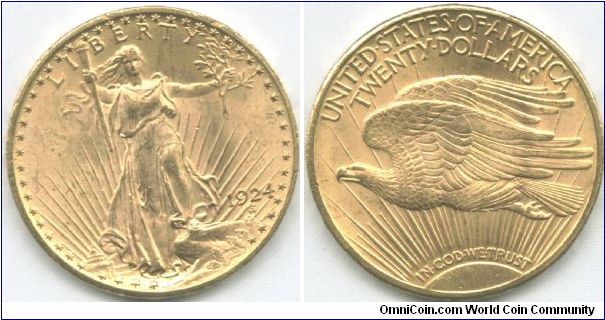 1924 St. Gaudens Double Eagle
