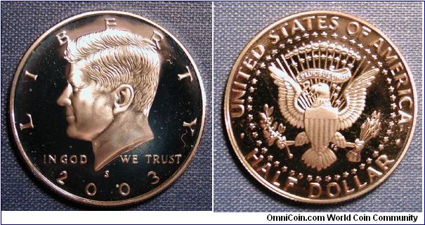 2003-S Kennedy Half Dollar Proof