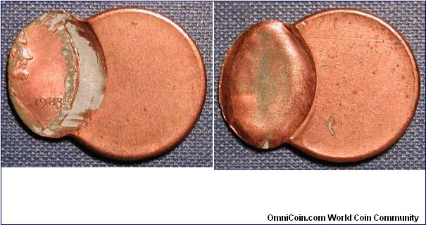 1983 Lincoln Cent Stretch Stike Error