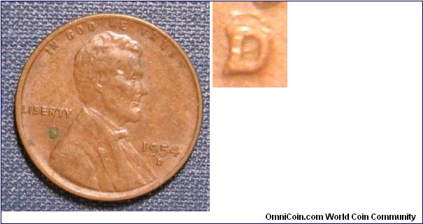 1954 D/D Lincoln Wheat Cent