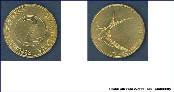 2 tolarja,2001