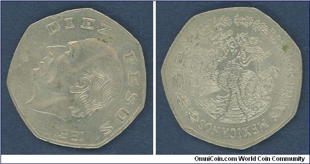 10 pesos, 1981