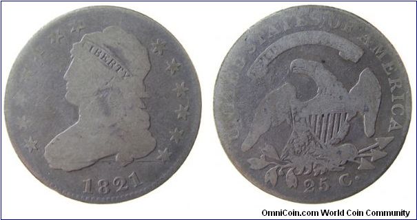 1821 Quarter dollar