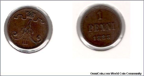 1 Penni 1883, Finland