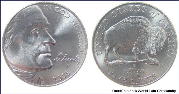 2005 Jefferson / Buffalo nickel