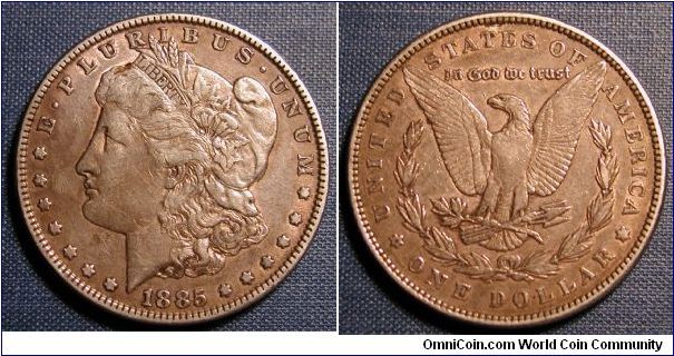 1885 Morgan Dollar