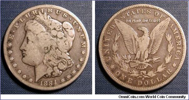 1884-S Morgan Dollar