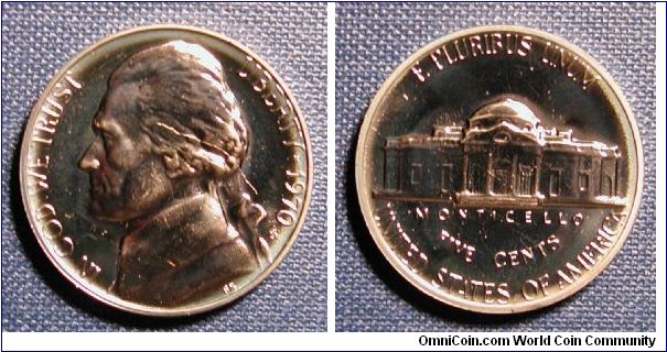 1970-S Jefferson Nickel Proof