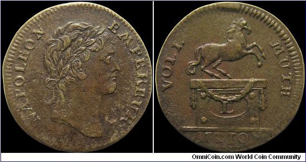 Le couronnement, France.

Another jeton that isn't obviously about Napoleon's coronation. This is very rare, in fact this is the only example I've ever seen outside of reference books.                                                                                                                                                                                                                                                                                                                          