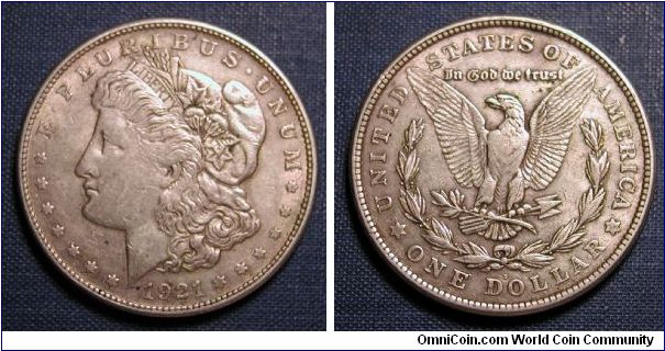 1921-S Morgan Dollar