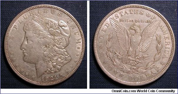 1921-D Morgan Dollar