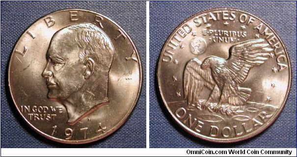 1974-D Eisenhower Dollar