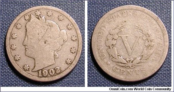 1902 Liberty V Nickel