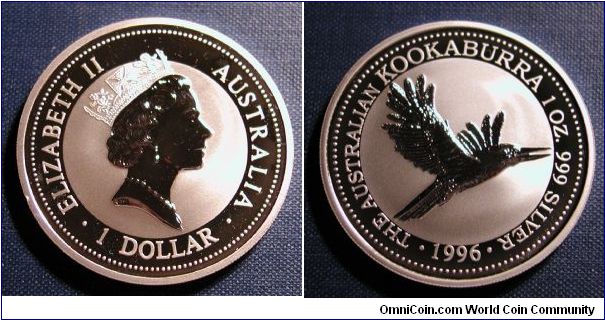 1996 Australia Silver Kookaburra