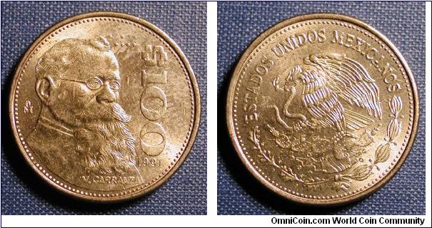1991 Mexico 100 Pesos