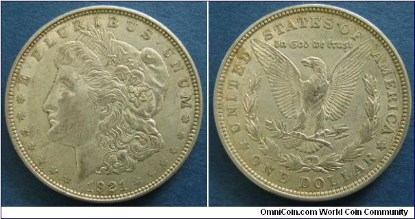 1 Morgan dollar D