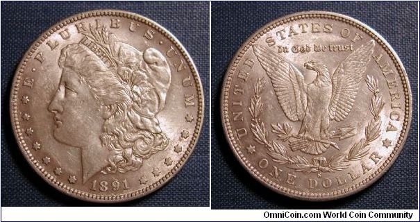 1891-S Morgan Dollar