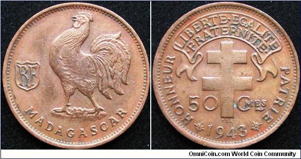 50 centimes Bronze