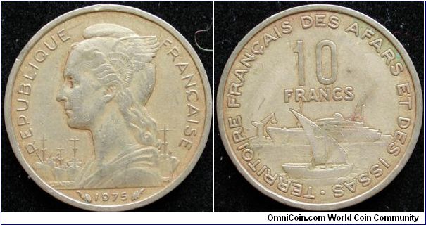 10 Francs
Aluminium-Bronze
French Afars & Issas