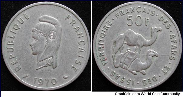 50 Francs
Cu-Ni
French Afars & Issas