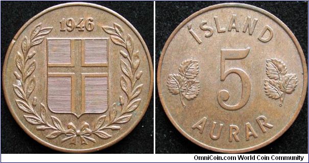 5 Aurar
Bronze