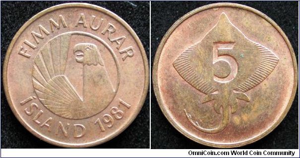 5 Aurar
Bronze