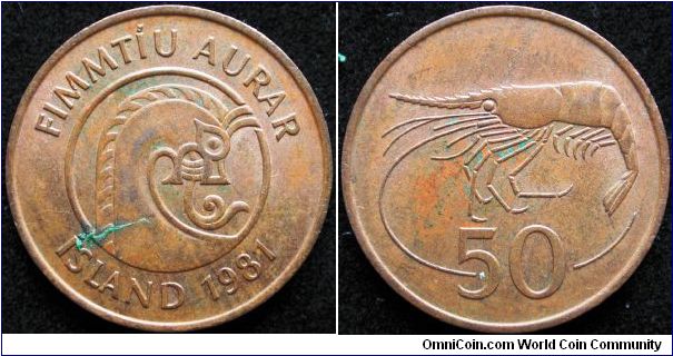 50 Aurar
Bronze