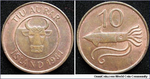 10 Aurar
Bronze