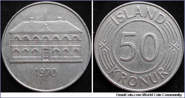 50 Kronur
Nickel