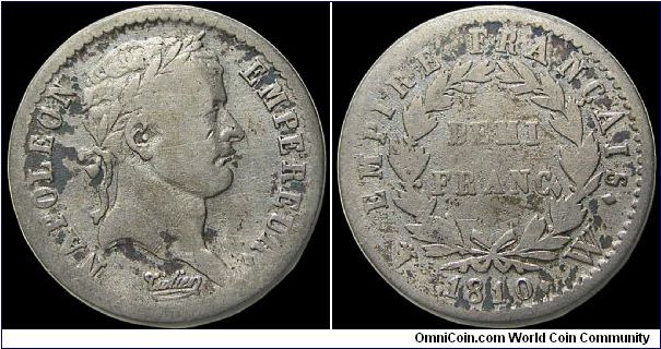 ½ Franc.

Lille mint.                                                                                                                                                                                                                                                                                                                                                                                                                                                                                             