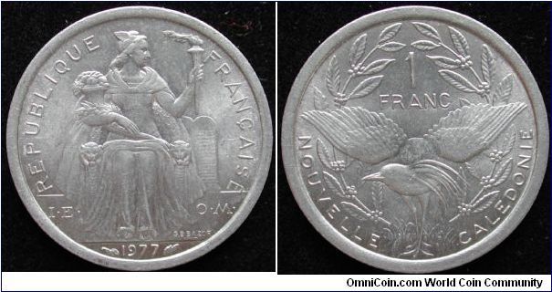 1 Franc
Aluminium
New Caledonia
I.E.O.M