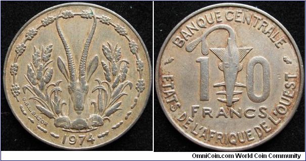 10 Francs
Aluminium-Bronze
