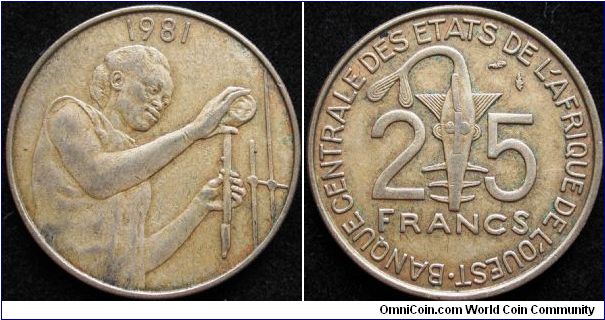 25 Francs
Aluminium-Brobze
F.A.O. issue
