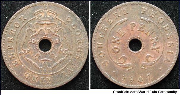 1 Penny
Bronze
Southern Rhodesia