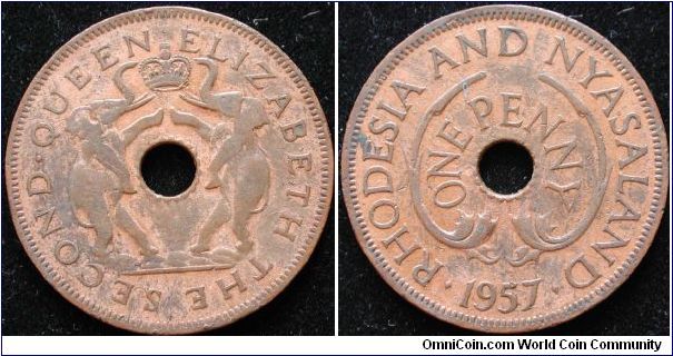 1 Penny
Bronze
Rhodesia & Nyasaland
