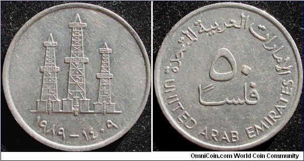 50 Fils
Cu-Ni
AH 1409