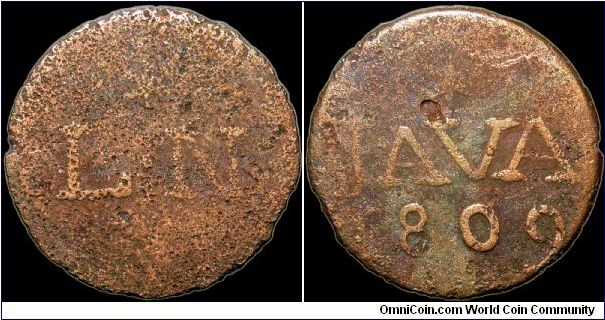 1809 1 Duit, Napoleonic East Indies.

Also known as Java at this time. Just an awful coin.                                                                                                                                                                                                                                                                                                                                                                                                                             