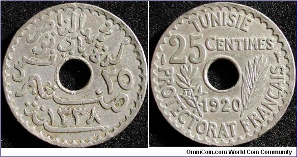 25 Centimes
Nickel bronze
Muhammad al-Nasir
AH 1350