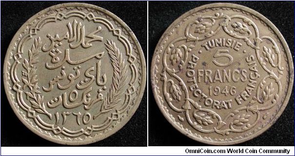 5 Francs
Aluminium bronze
AH 1365