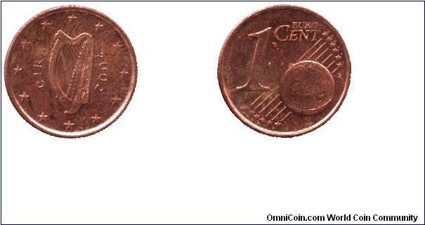 Ireland, 1 cent, 2004, Cu-Steel.                                                                                                                                                                                                                                                                                                                                                                                                                                                                                    