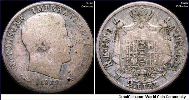 2 Lire, Napoleonic Kingdom of Italy.

Venice mint.                                                                                                                                                                                                                                                                                                                                                                                                                                                                