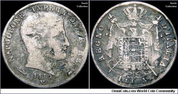 1 Lire, Napoleonic Kingdom of Italy.

Venice mint.                                                                                                                                                                                                                                                                                                                                                                                                                                                                