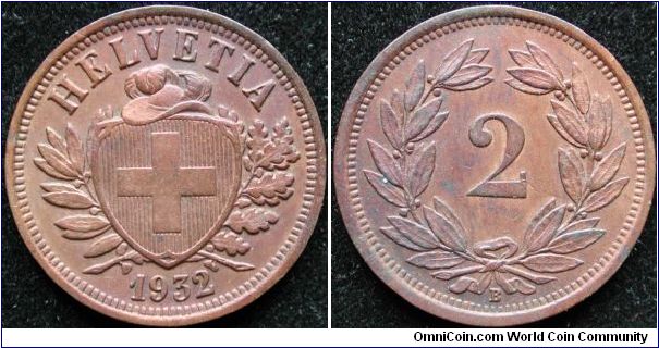 2 Centimes
Bronze