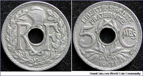 5 Centimes
Cu-Ni